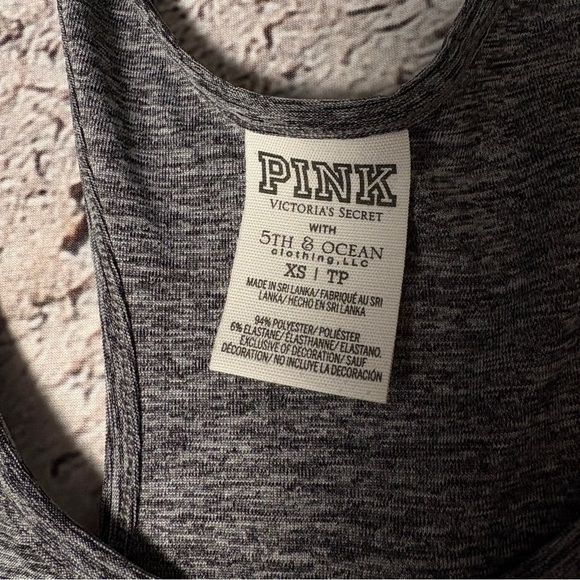 Women’s Cleveland Indians Racerback  Tank Top by Pink, Size XS - Picture 3 of 4